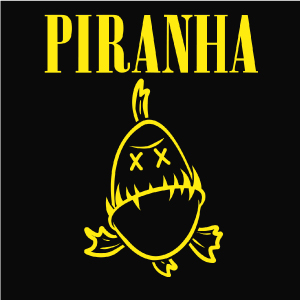 dessin t-shirt Piranha geek original