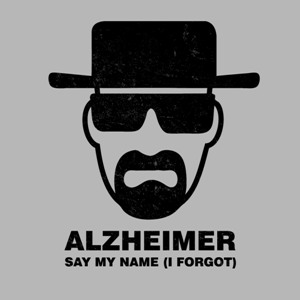 dessin t-shirt Heisenberg…Alzheimer geek original