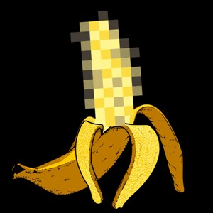 dessin t-shirt Une banane obscène geek original