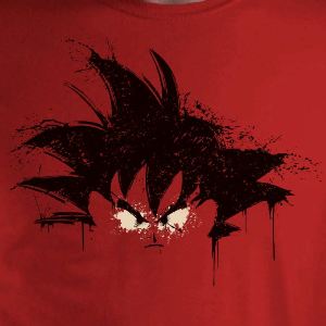 dessin t-shirt Peinture de Songoku geek original