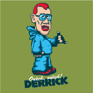 dessin t-shirt L’inspecteur Derrick geek original