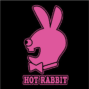 dessin t-shirt Un lapin cretin playboy geek original