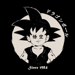 dessin t-shirt Anniversaire Songoku : 30 ans geek original