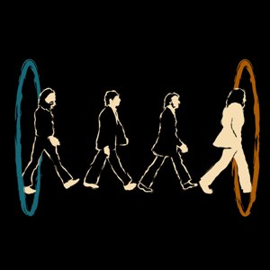 dessin t-shirt Les Beatles dans le portal geek original