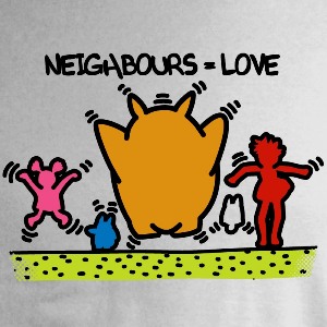 dessin t-shirt Totoro et Haring geek original