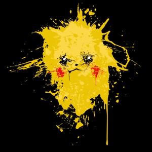 dessin t-shirt Pikachu peinture geek original