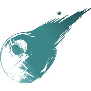 dessin t-shirt Final Fantasy 7 version Star Wars geek original