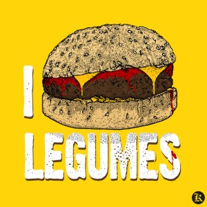 dessin t-shirt Légumes VS Hamburgers geek original
