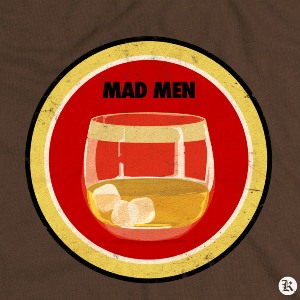 dessin t-shirt Mad Men & Lucky Strike geek original