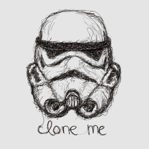 dessin t-shirt Stormtrooper geek original