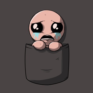 dessin t-shirt Binding of Isaac poket geek original