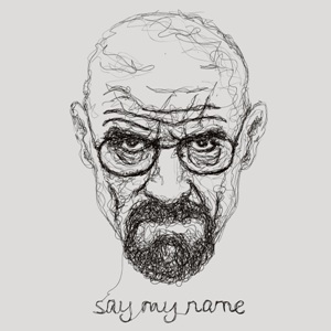 dessin t-shirt Walter White geek original