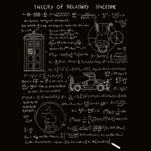 dessin t-shirt Théorie de la relativité geek original