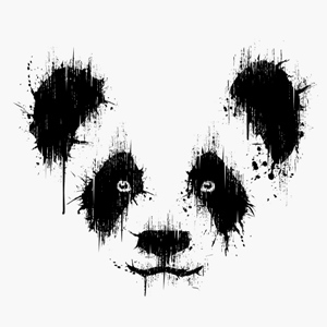 dessin t-shirt Panda Géant geek original