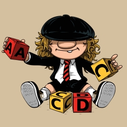 t-shirt Angus Young – AC/DC