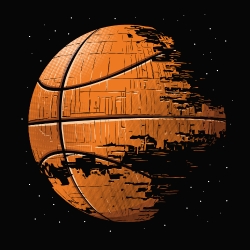 t-shirt Ballon de basket de la mort