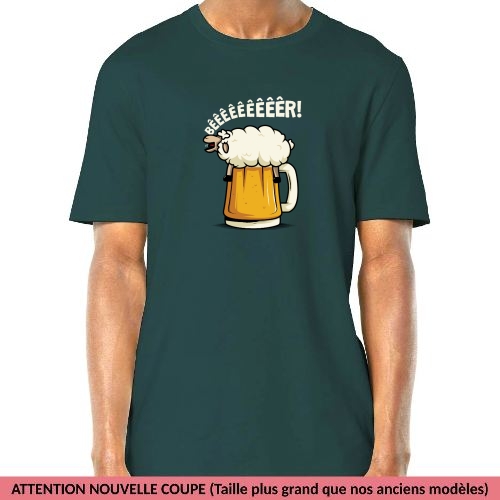 Mouton chope de bière