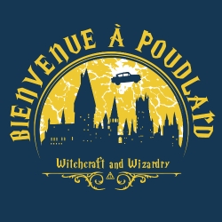 t-shirt Poudlard, bienvenue