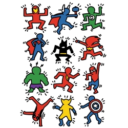 t-shirt Superheroes – Super Haring