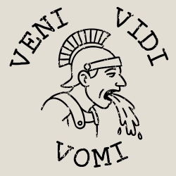 t-shirt Veni, Vidi, Vomi