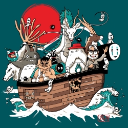 t-shirt L’arche de Miyazaki