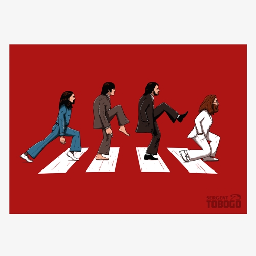 Abbey Road strange - Carte A5