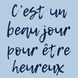 t-shirt C’est un beau jour