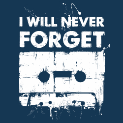 t-shirt Cassette audio nostalgeek