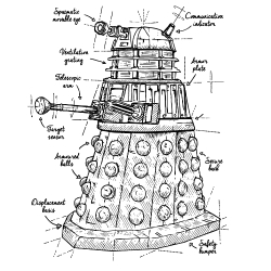 t-shirt Dalek plan