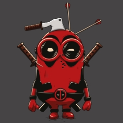 t-shirt Deadpool Minion