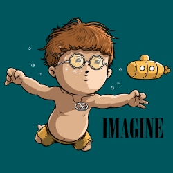 t-shirt Imagine