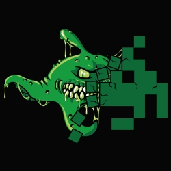 t-shirt Alien Space Invader