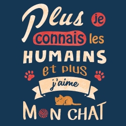 t-shirt J’aime mon chat