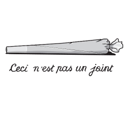 t-shirt Ceci n’est pas un joint