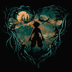 t-shirt Kingdom Hearts fanart
