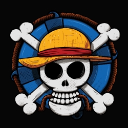 t-shirt One Piece logo art