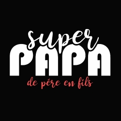 t-shirt Papa de père en fils