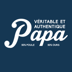 t-shirt Papa poule papa ours
