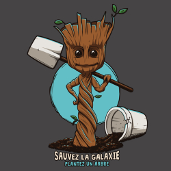 t-shirt Groot – Plantez un arbre