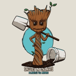 t-shirt Groot – Plantez un arbre