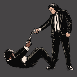 t-shirt Pulp Fiction – Reservoir Dogs