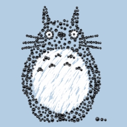 t-shirt Totoro Susuwatari