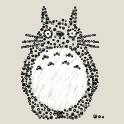 t-shirt Totoro Susuwatari